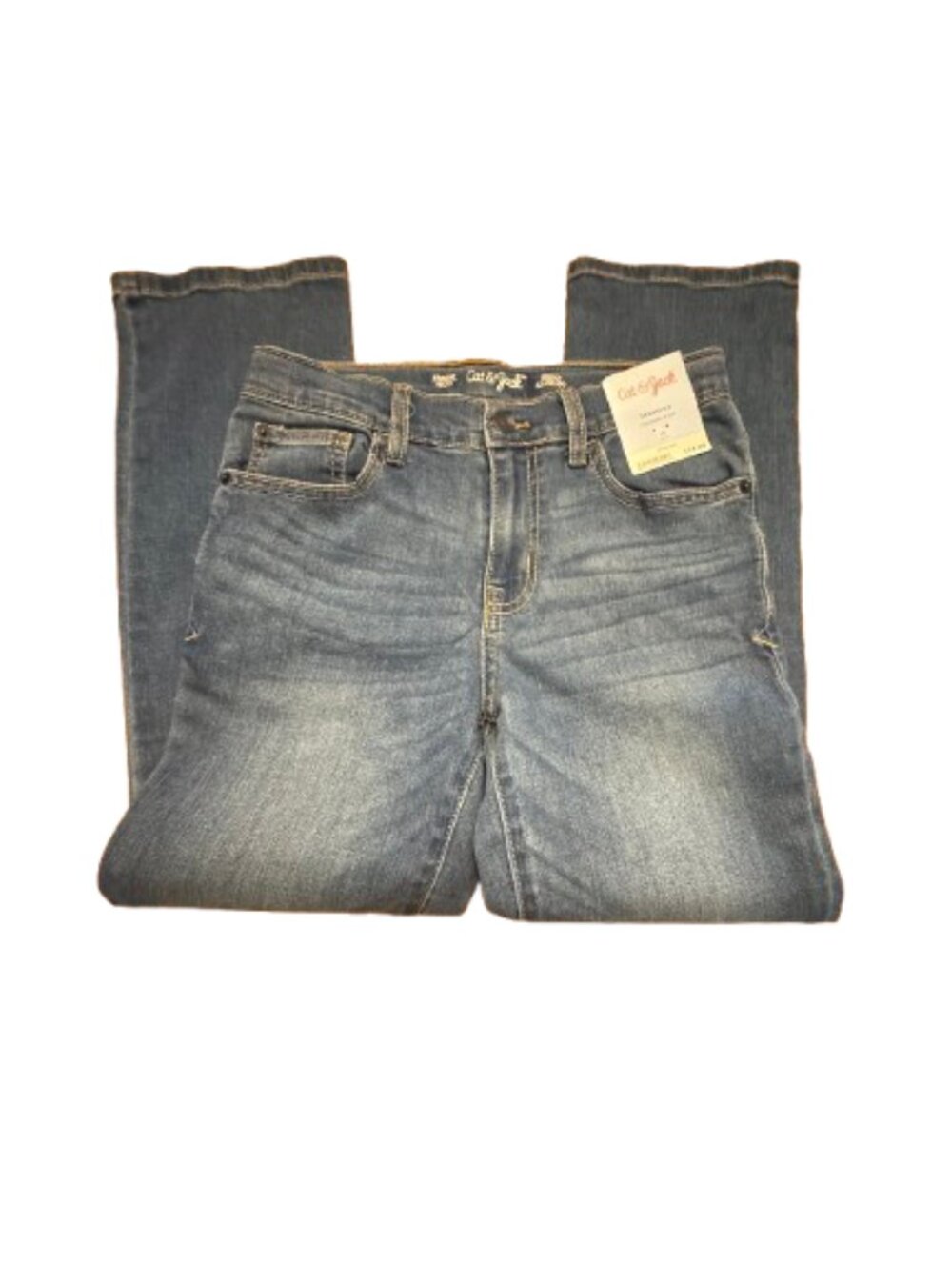 Cat & Jack Girl's Relaxed Straight Size 10 Jean, NWT - Picture 2 of 5